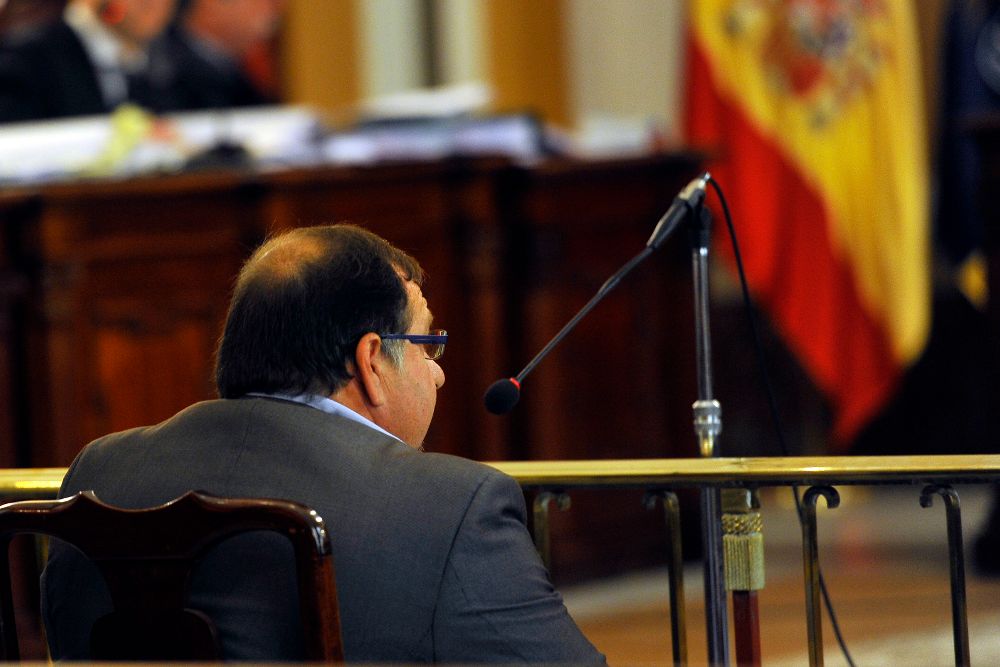 Juan Damián Gorrín, en la sala del juicio, en noviembre de 2018.