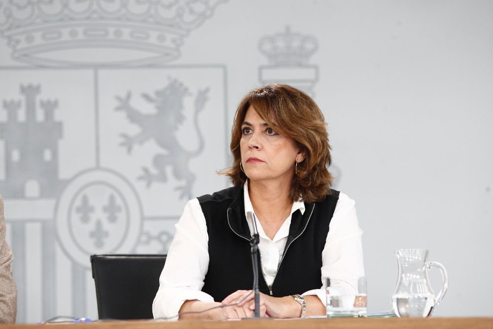 Dolores Delgado, ministra de Justicia.