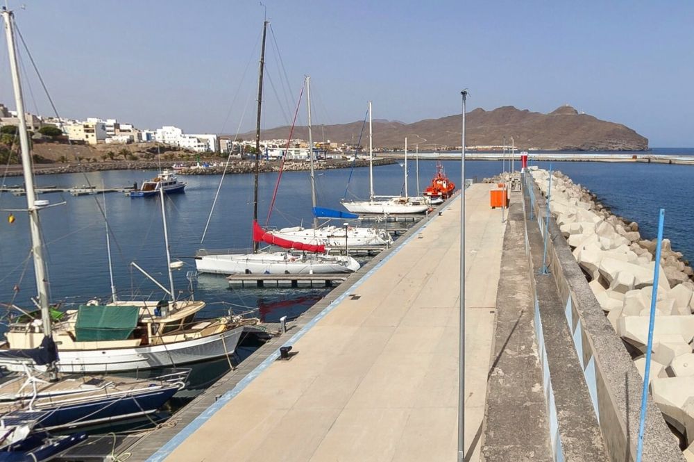 Puerto de Gran Tarajal, en Fuerteventura, que forma parte de la red de Puertos Canarios.