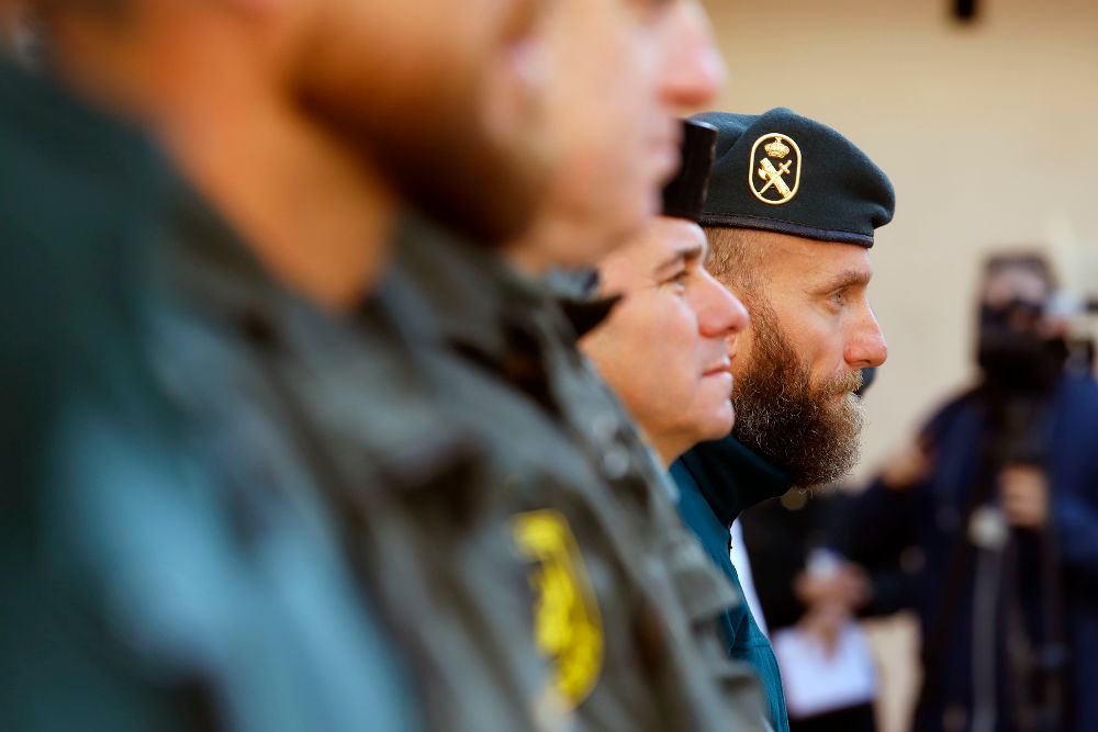 Grupo de Rescate Especial de Intervención en Montaña (GREIM), que participó en el operativo de Julen. En la imagen, Nico Rando (con barba).