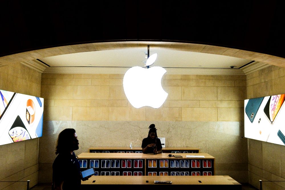 Vista de la tienda Apple en la Grand Central Terminal este martes en Nueva York, Estados Unidos.