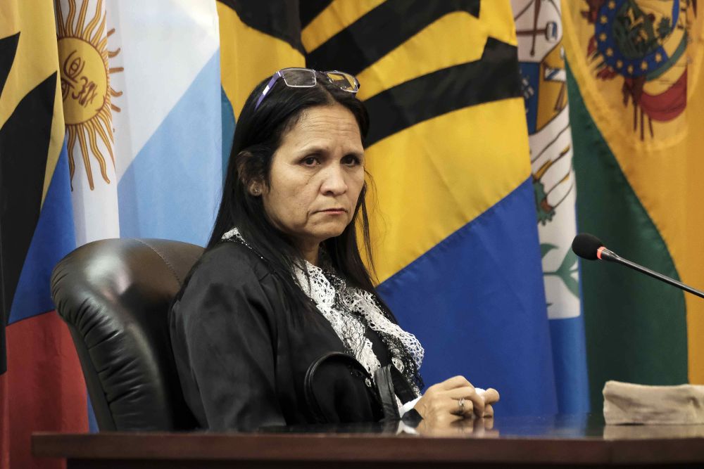 Dinorah María Díaz Loreto asiste a la Corte Interamericana de Derechos Humanos (CIDH).