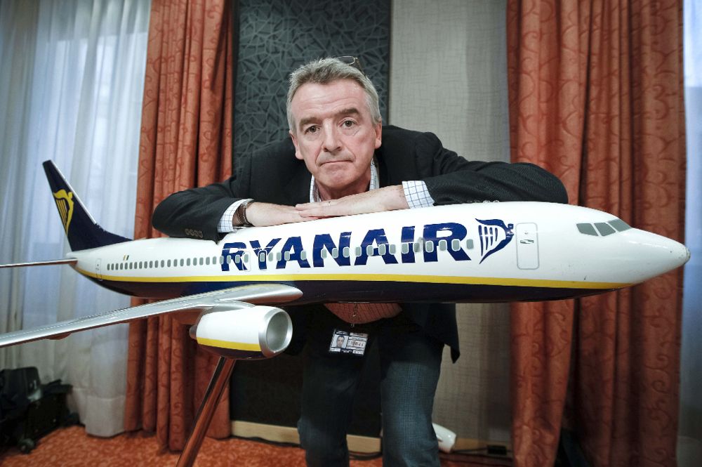 Michael O'Leary, presidente de la línea aérea irlandesa Ryanair.