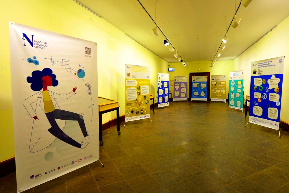 La exposición muestra los proyectos y trabajos de las investigadoras canarias, así como de científicas históricas.