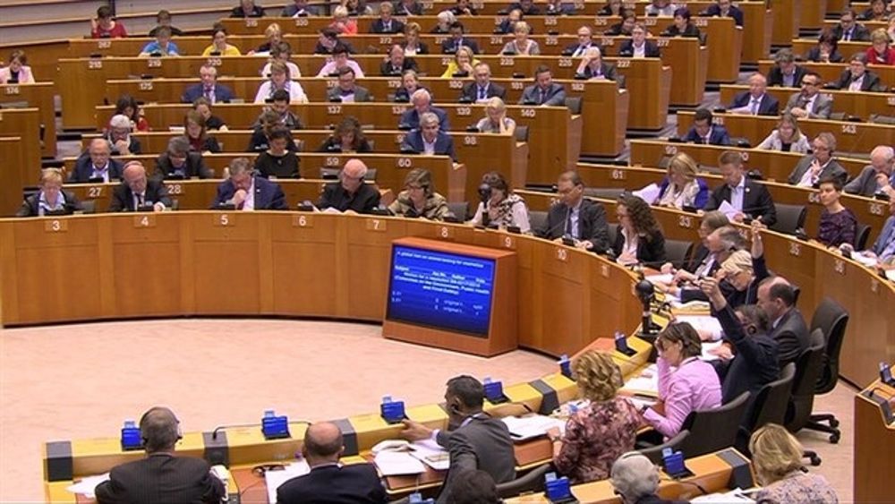 Pleno del Parlamento Europeo. 