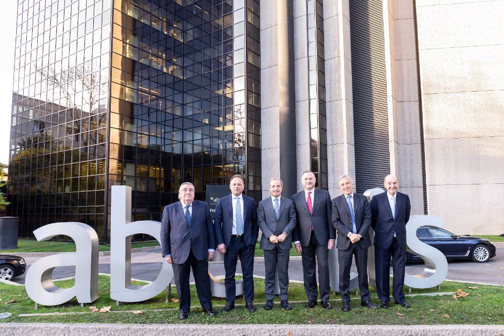 Preliminares de la junta general de accionistas 2018 de Abertis, en Madrid.