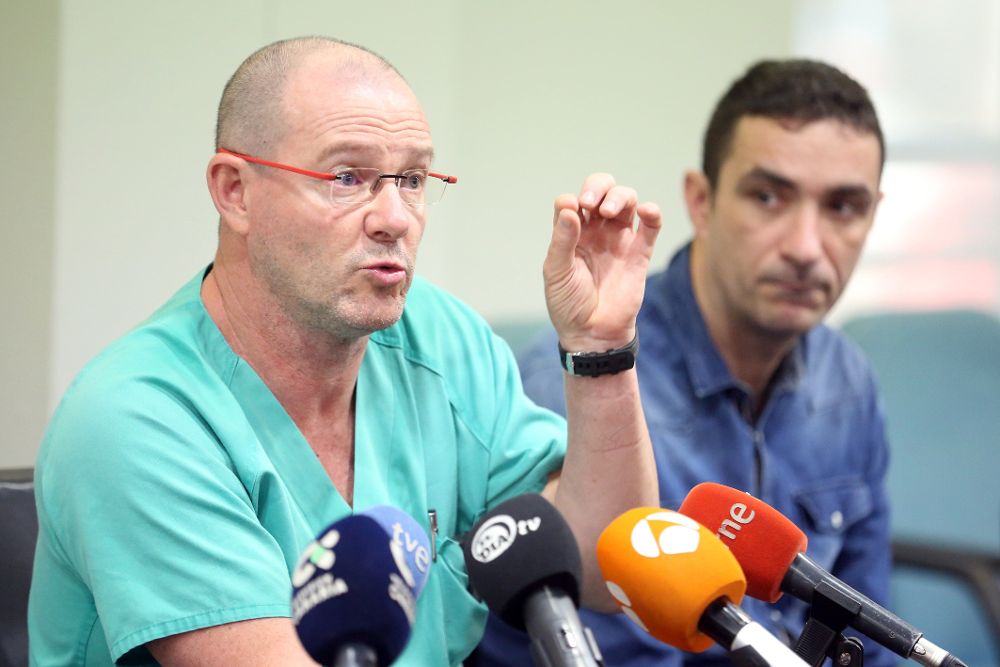 El jefe del Servicio de Urología del Hospital Universitario de Canarias, Tomás Concepción, informó este lunes sobre un nuevo trasplante renal.