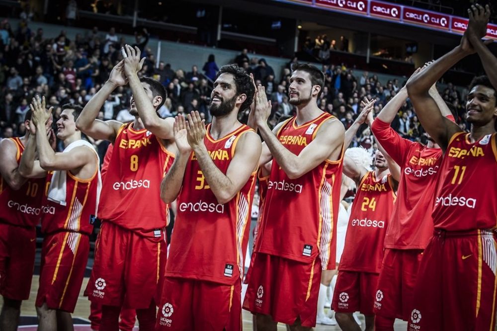 La selección española de baloncesto que disputó el último partido, ante Turquía. 
