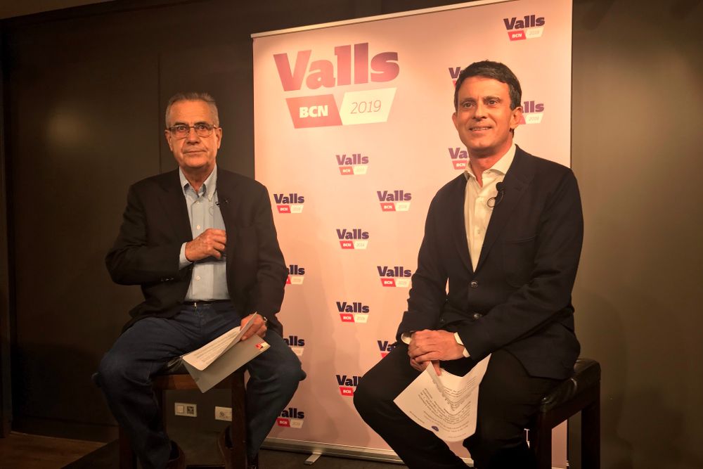 Celestino Corbacho y Manuel Valls (d)
