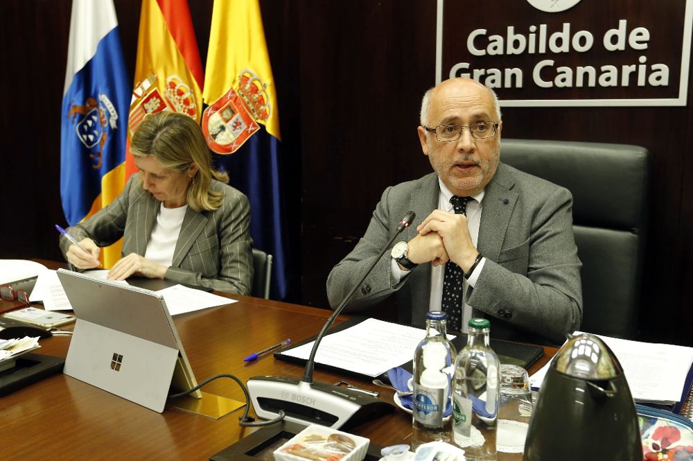 El presidente del Cabildo de Gran Canaria, Antonio Morales.
