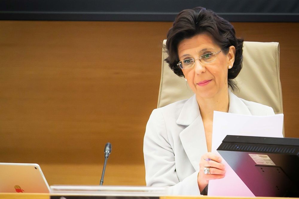 María José de la Fuente, presidenta del Tribunal de Cuentas.