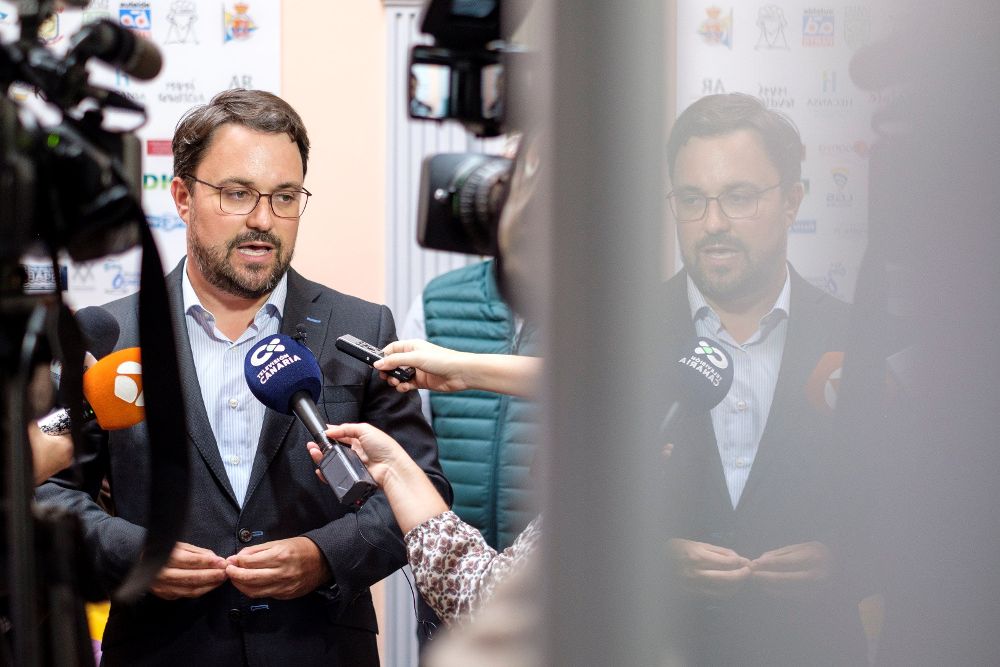 El candidato del PP a presidente del Gobierno de Canarias, Asier Antona.