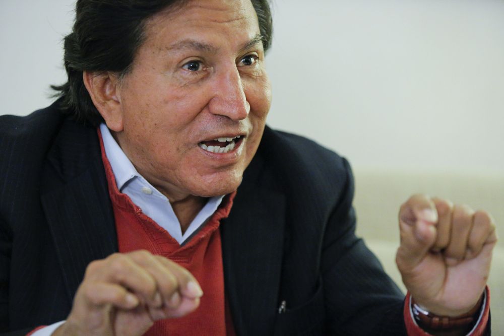 Fotografía de mayo de 2017 del expresidente peruano Alejandro Toledo.