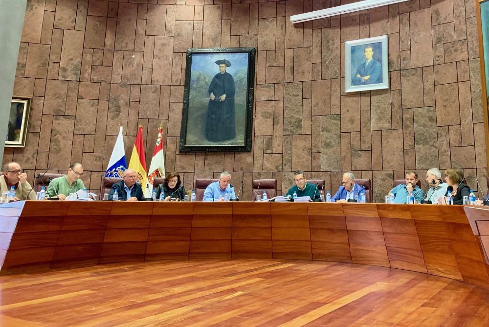 Una sesión plenaria del Cabildo Insular de La Gomera.
