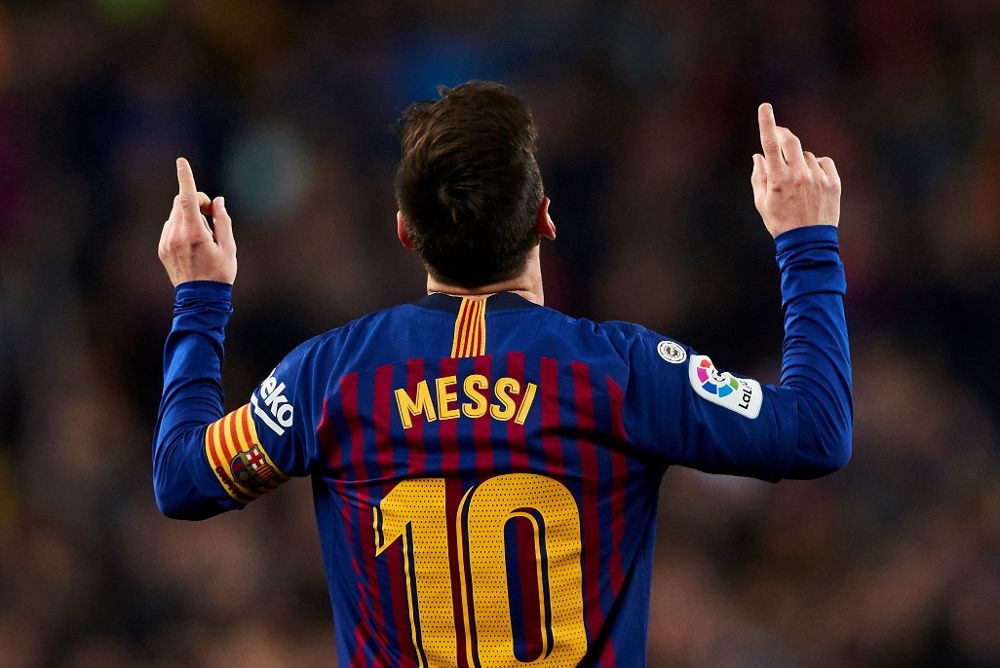 El delantero argentino del FC Barcelona, Leo Messi.