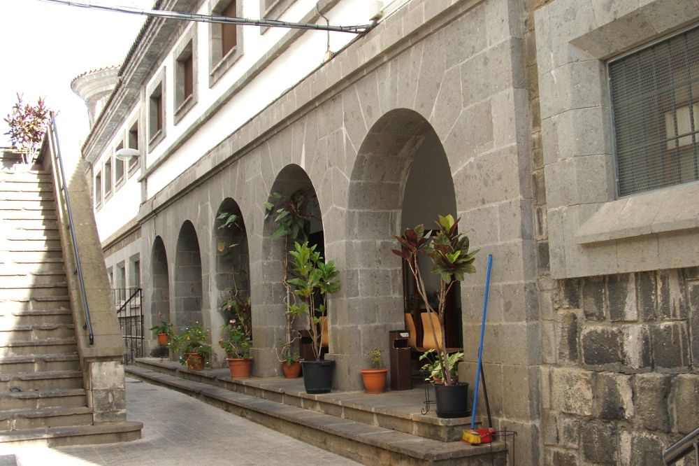 Vista del interior de la prisión de Santa Cruz de La Palma.