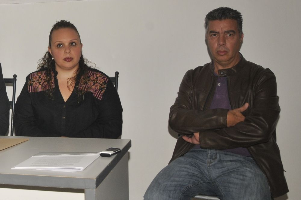 La nueva candidata de A’Gara a la Alcaldía, Alicia Dorta, junto a Ramón Miranda.
