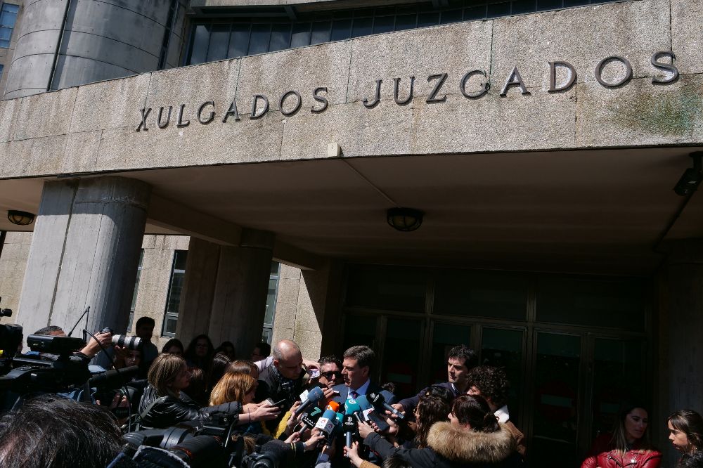 Segunda jornada del juicio por intento de rapto a una chica en Boiro al asesino confeso del crimen de Diana Quer, José Enrique Abuín, alias 'El Chicle'.
