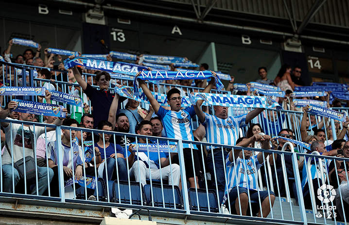 Aficionados del Málaga CF
