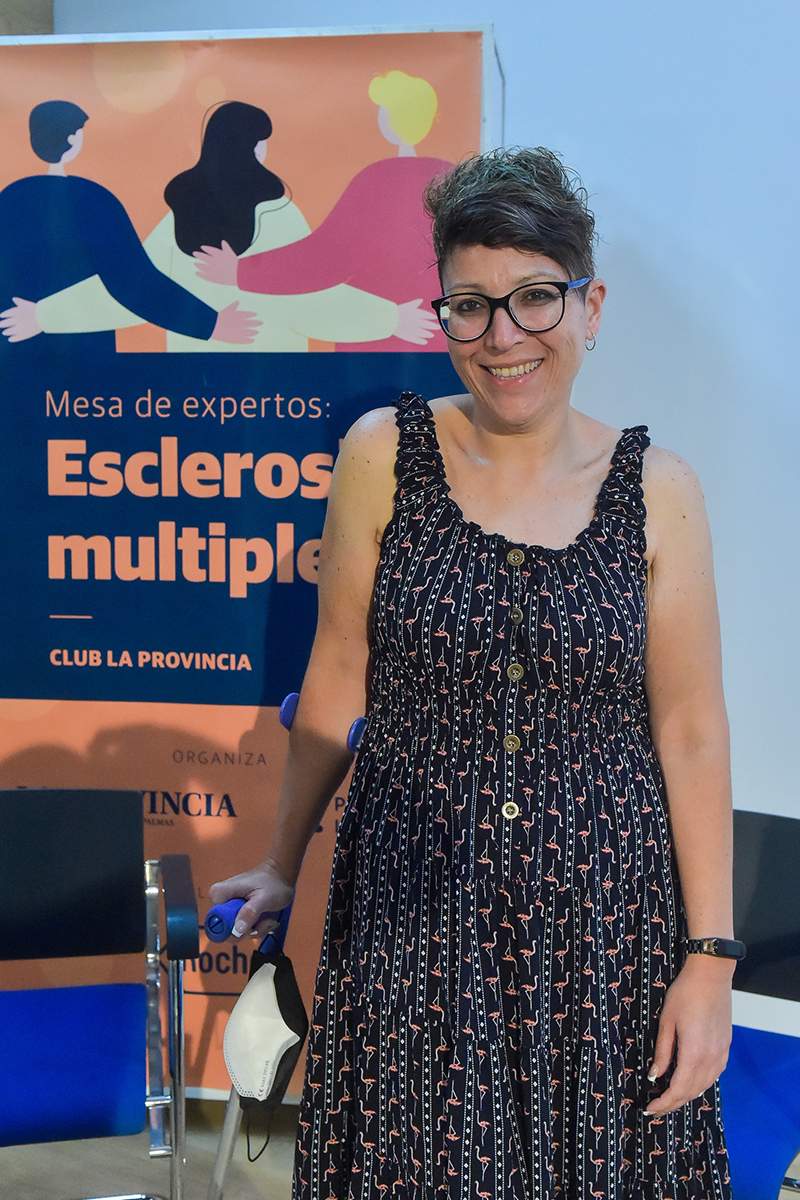 Milagros del Pino López, presidenta de la Asociación Provincial de Esclerosis Múltiple Las Palmas (APEM)